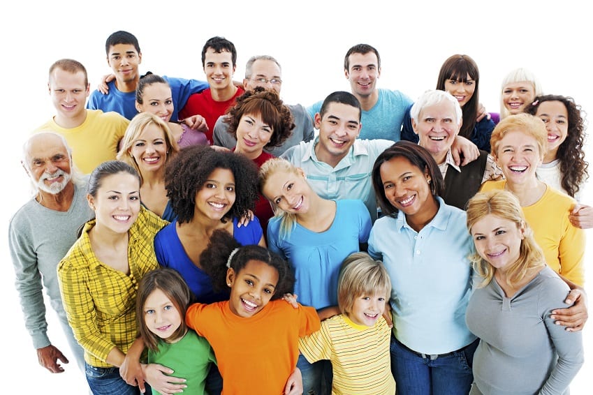a stock photo of a group of people