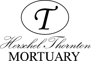 logo of the Herschel Thornton Mortuary
