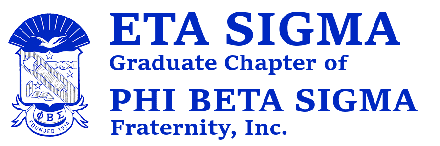 logo of the ETA SIGMA graduate chapter of PHI BETA SIGMA Fraternity, Inc